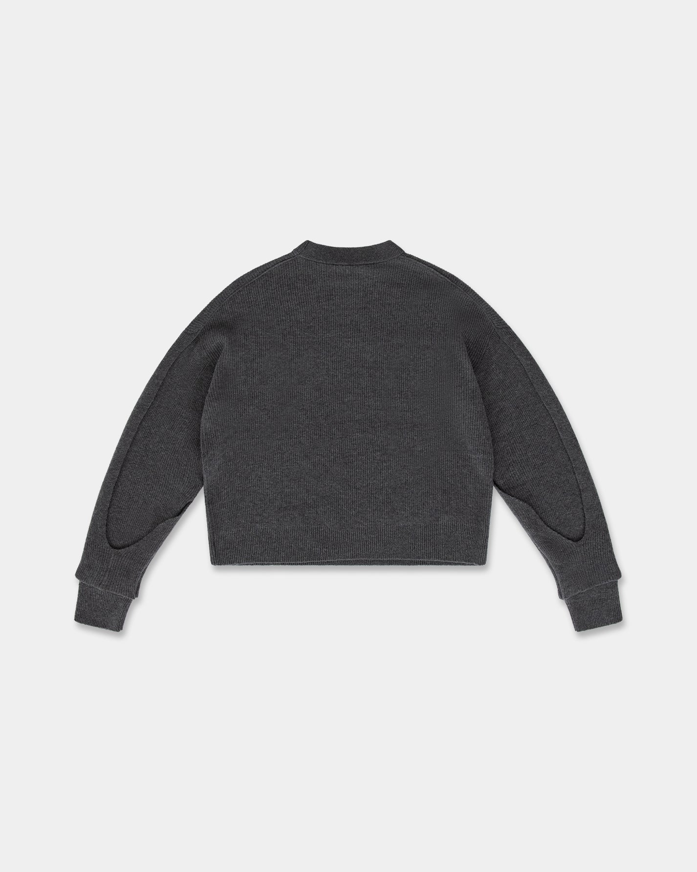 INTERLACED SWEATER in charcoal