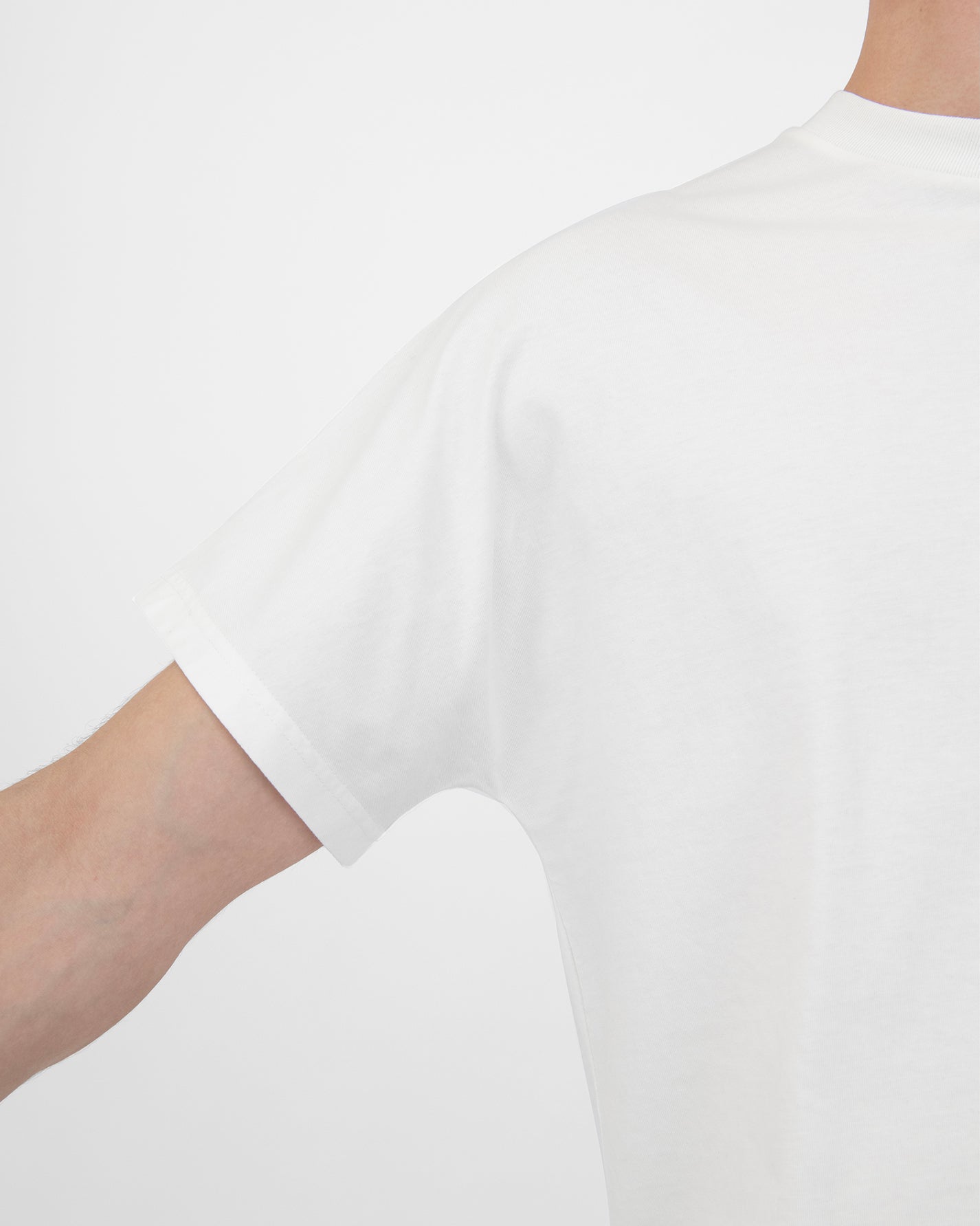 KIMONO T-SHIRT in oatmeal white