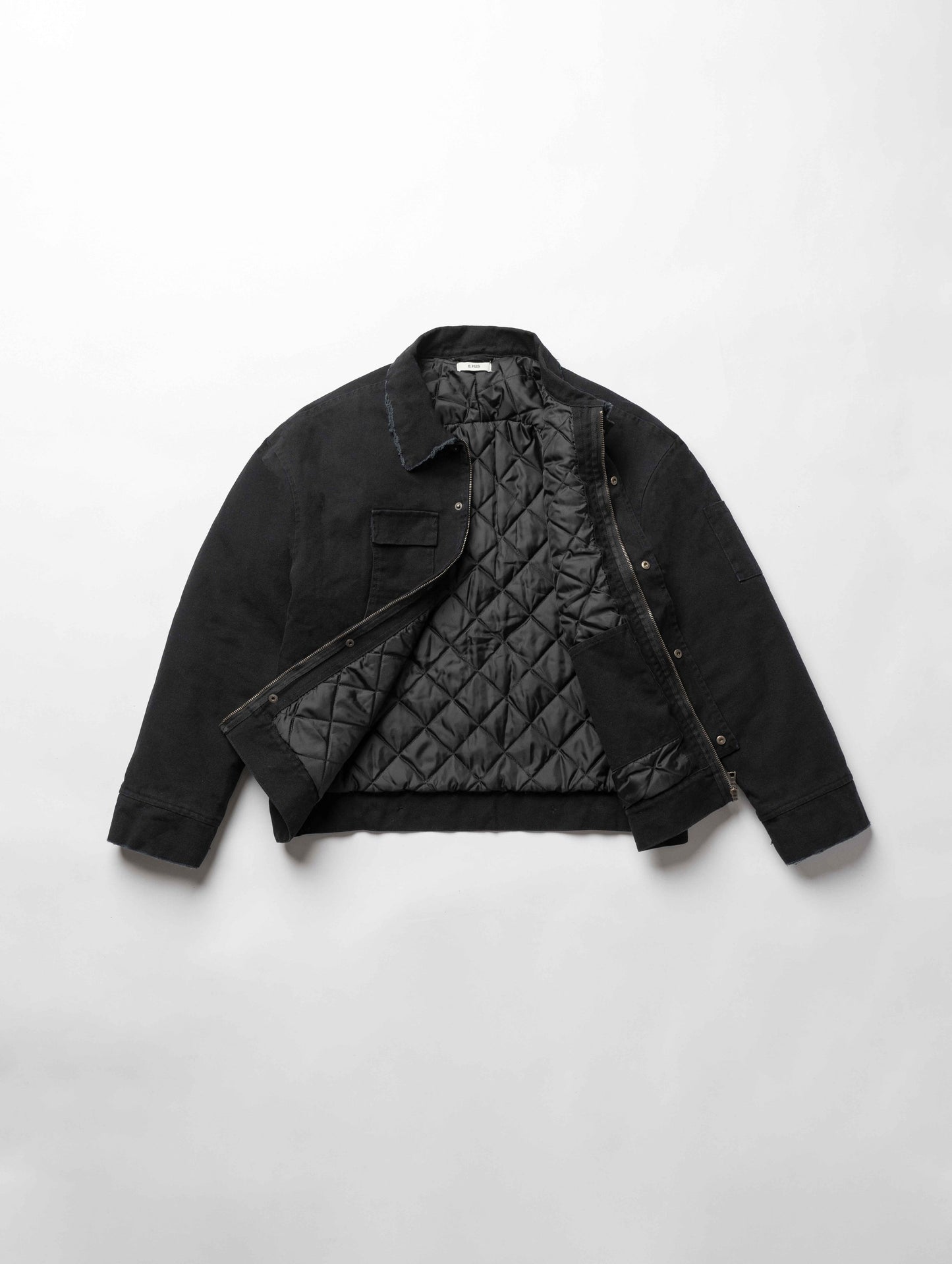 4-POCKET CANVAS WORK JACKET (VINTAGE BLACK)