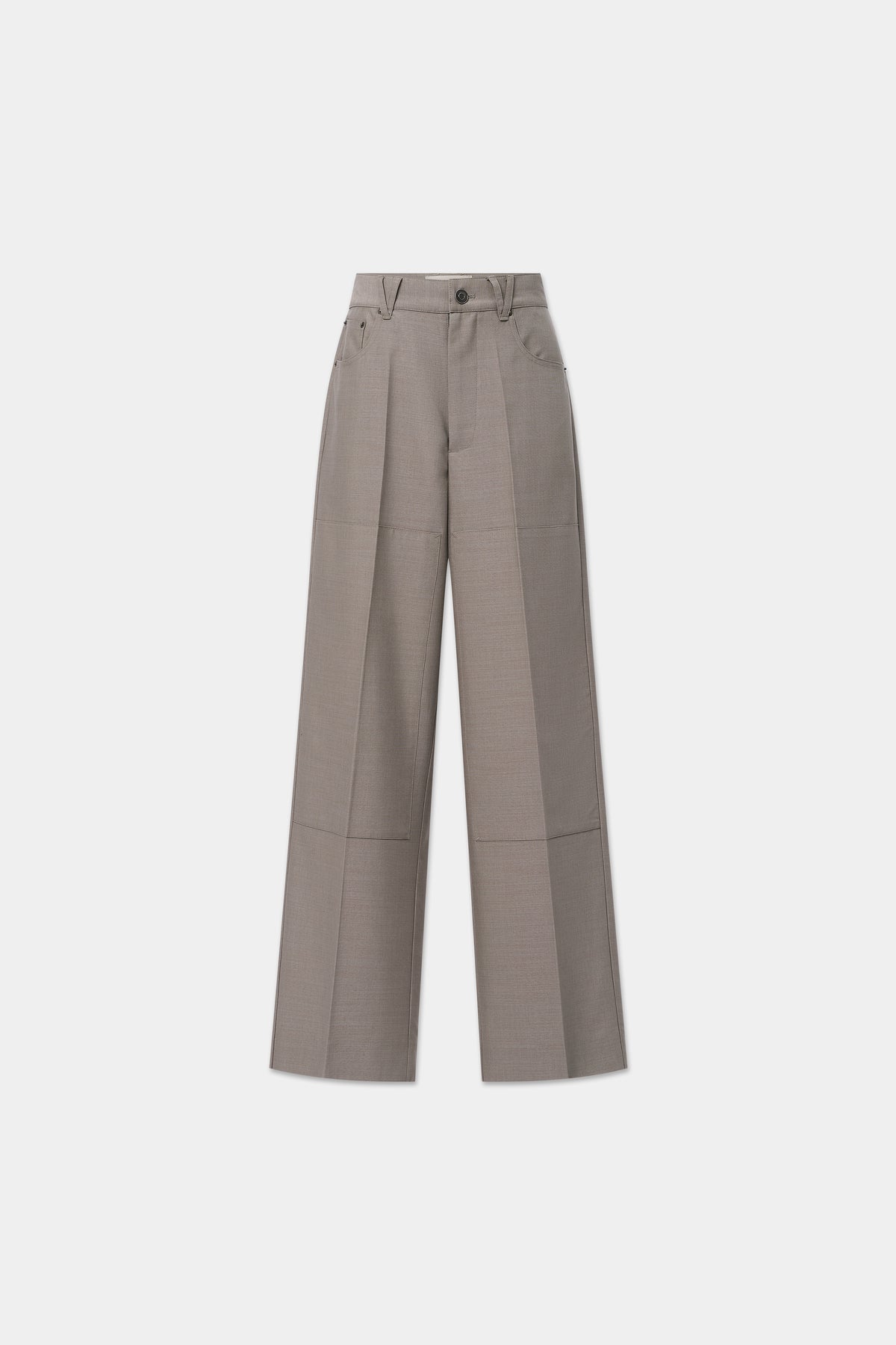 CARPENTER TROUSERS in mélange grey