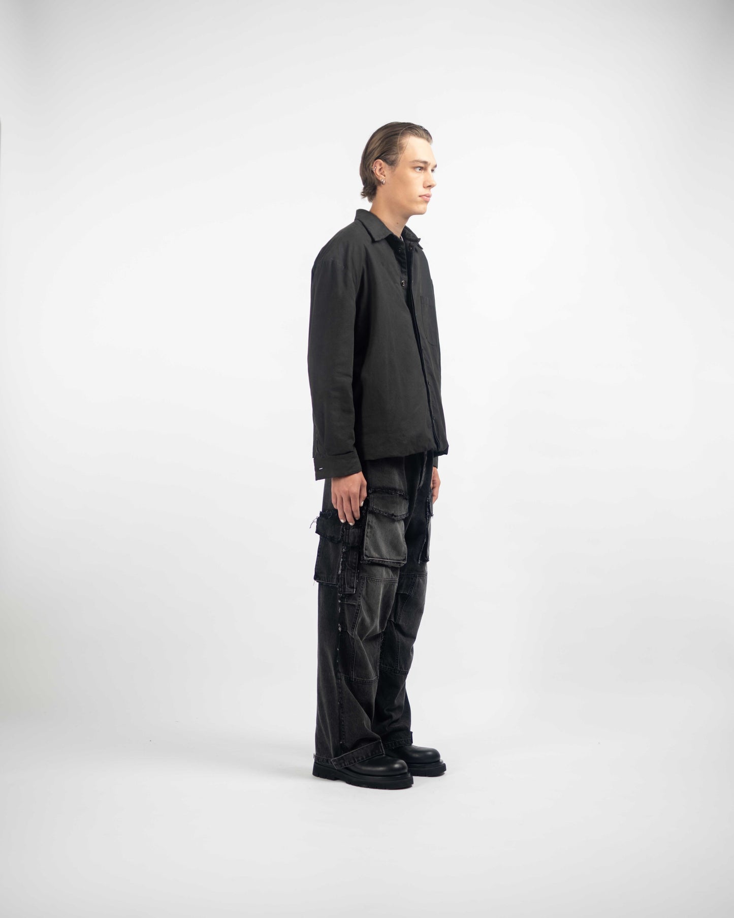 DOUBLE LAYER OVERSHIRT JACKET