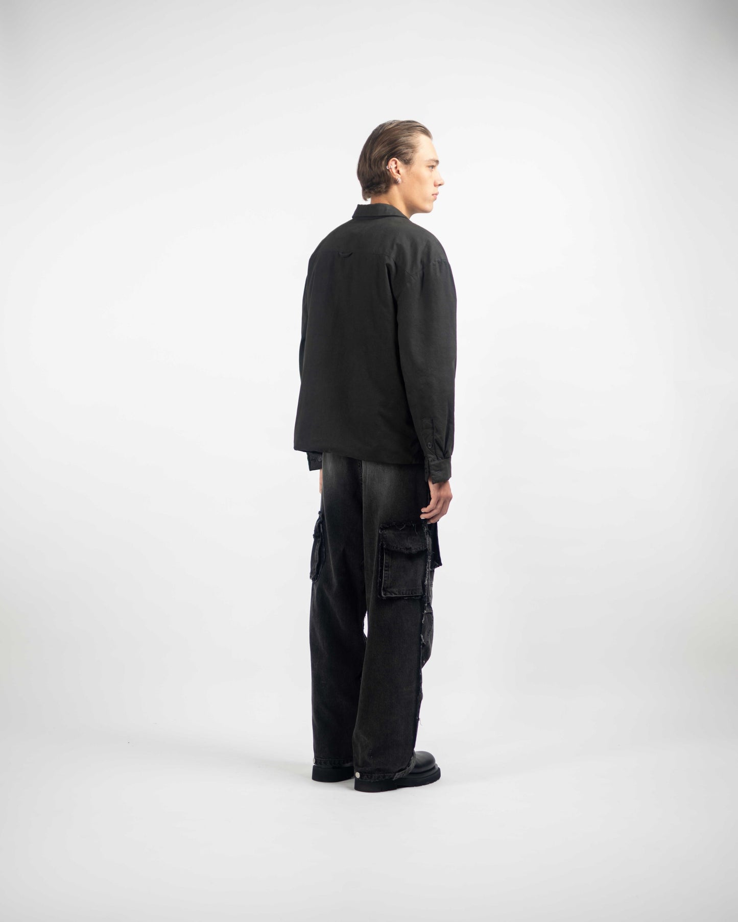 DOUBLE LAYER OVERSHIRT JACKET
