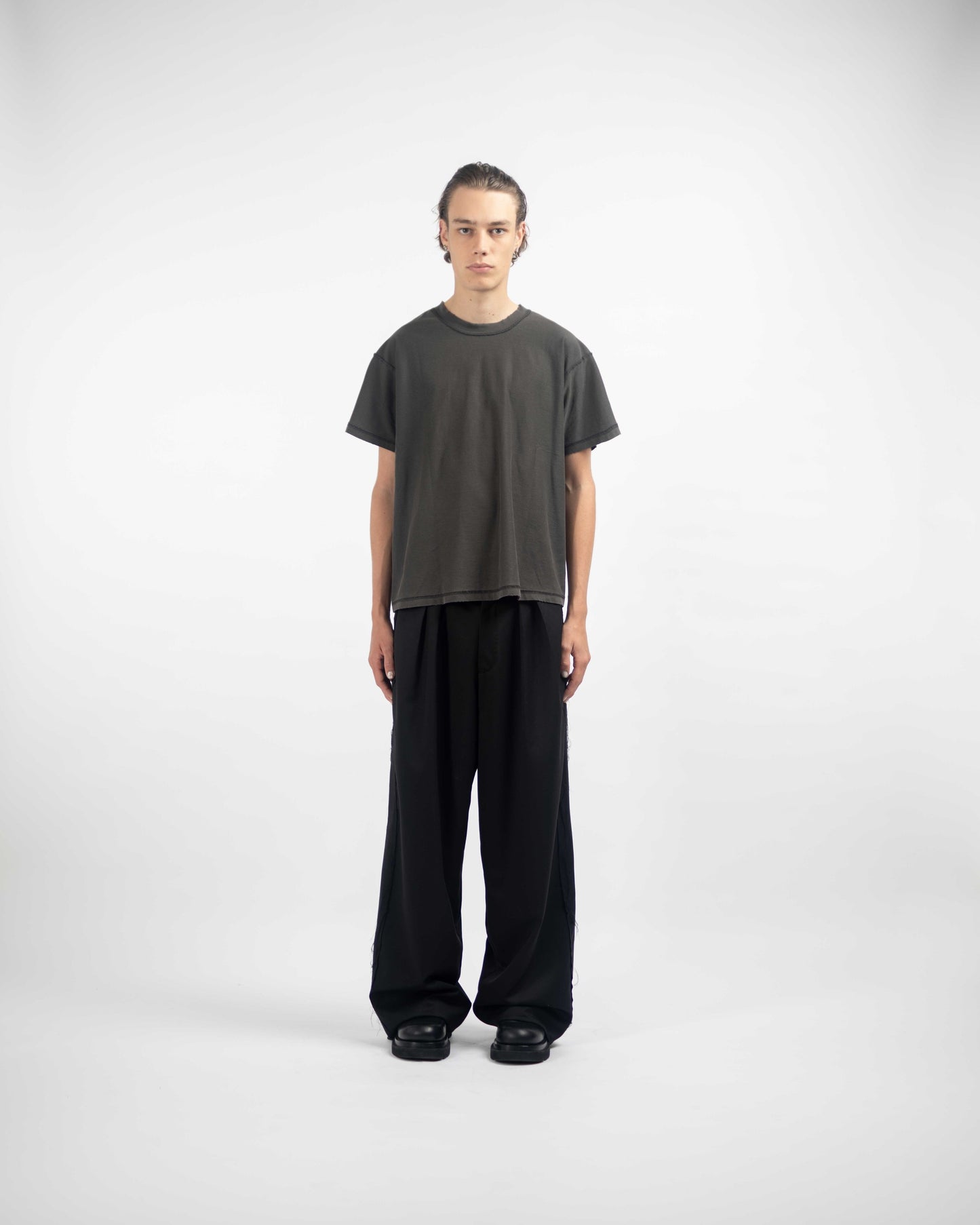 REVERSIBLE VINTAGE T-SHIRT (DUST BLACK)