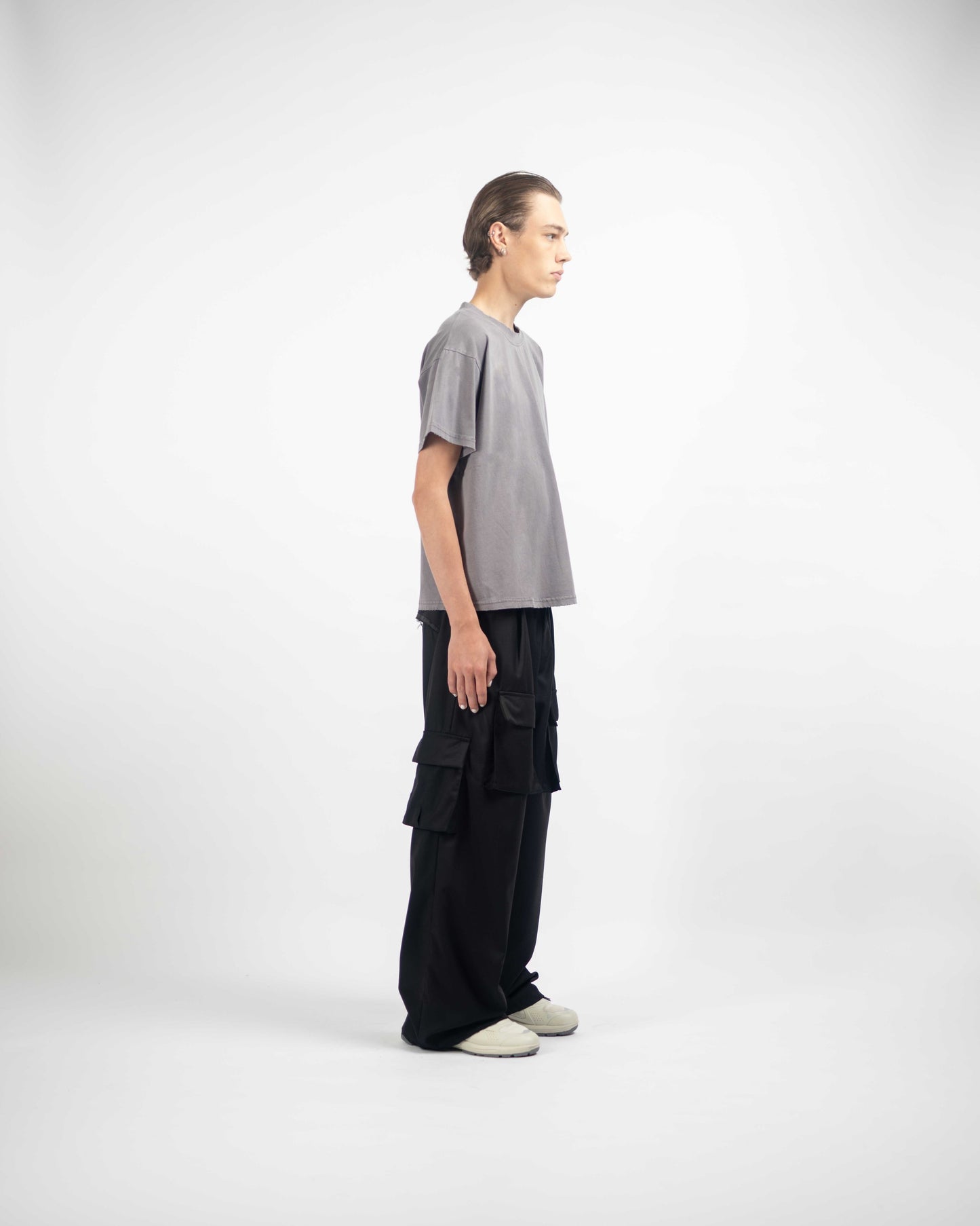 REVERSIBLE VINTAGE T-SHIRT (GREY)