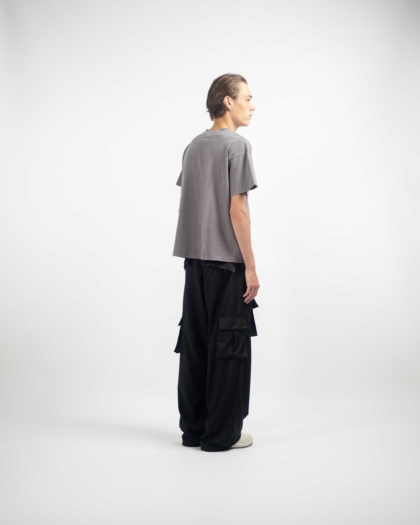 REVERSIBLE VINTAGE T-SHIRT (GREY)