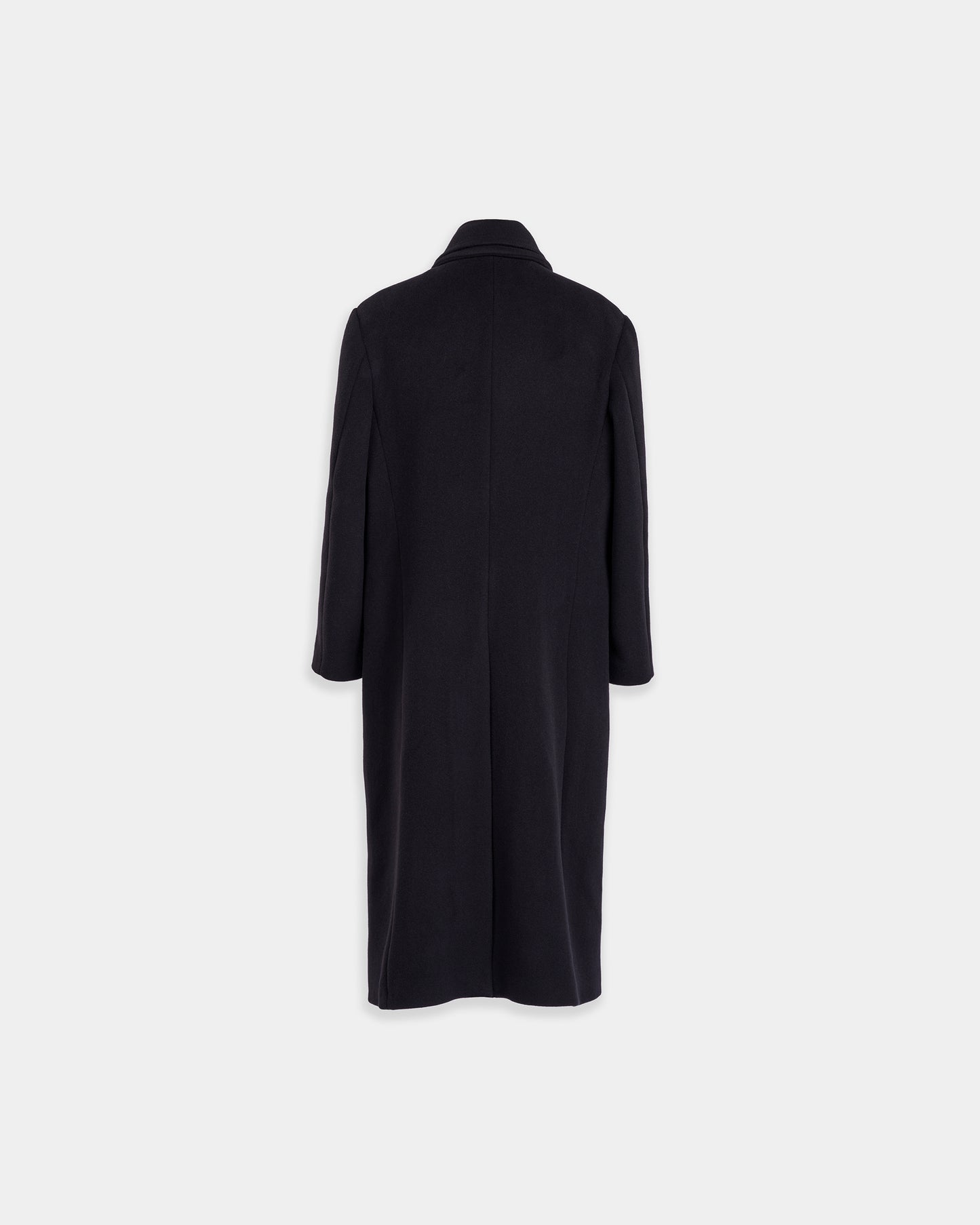 DOUBLE LAPEL CASHMERE COAT (EXCLUSIVE)