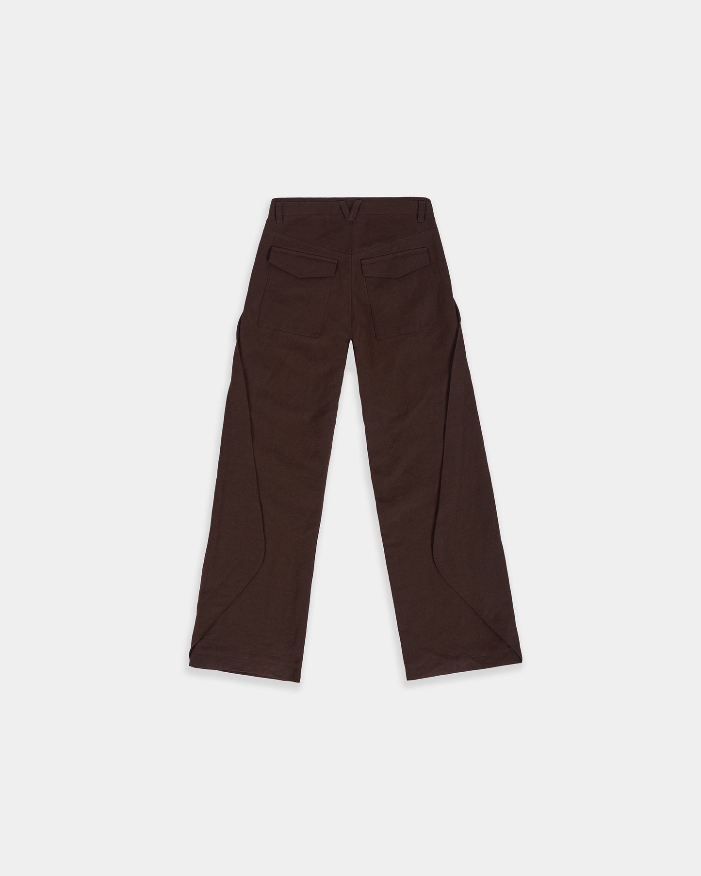 ORIGAMI CANVAS PANTS (DARK OAK)