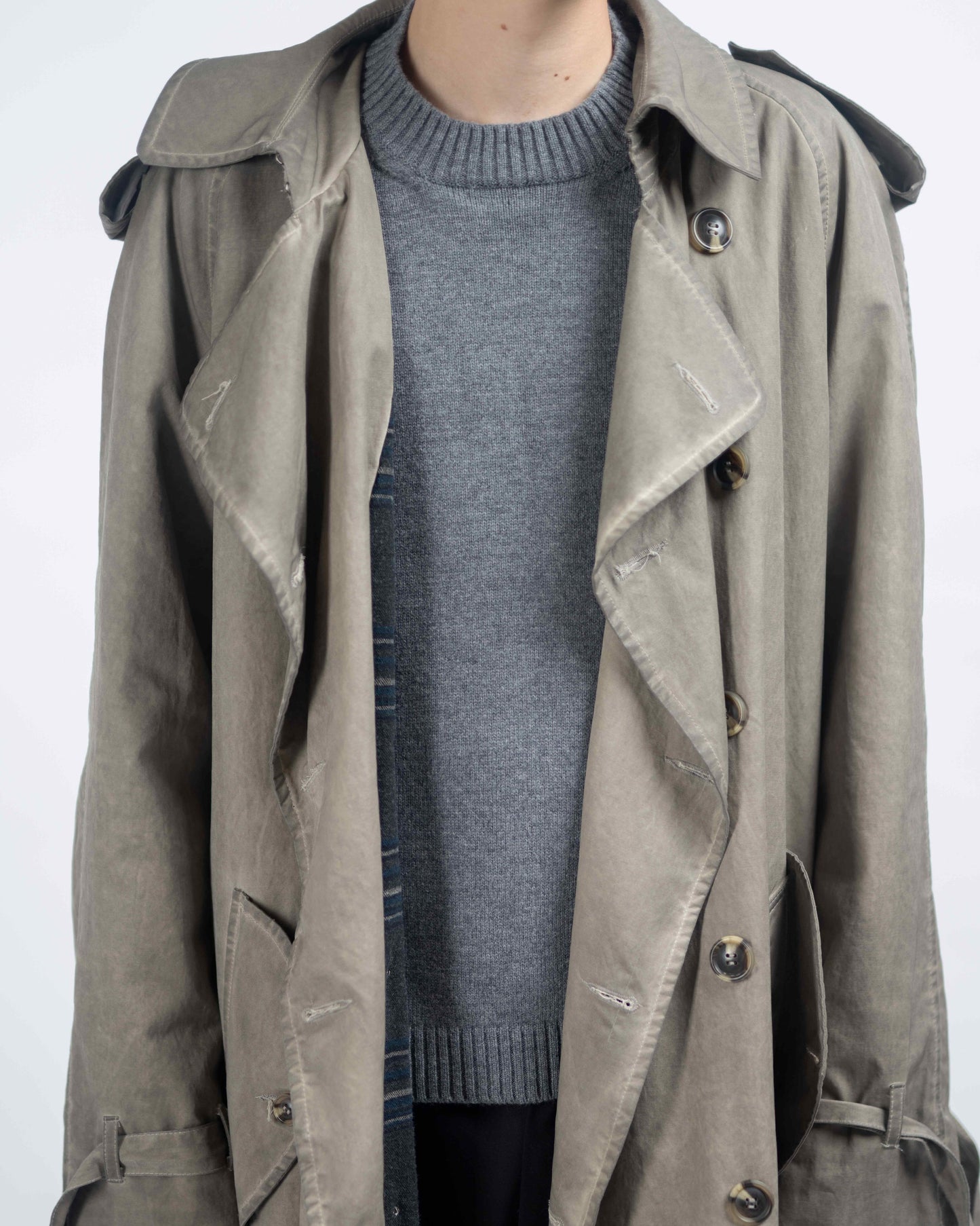 TRENCH COAT (MUD KHAKI)