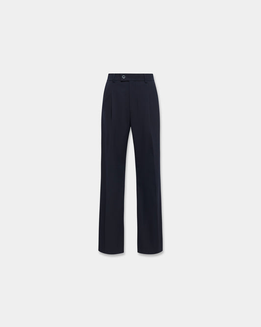 ORIGAMI 2.0 WOOL TROUSERS in midnight blue