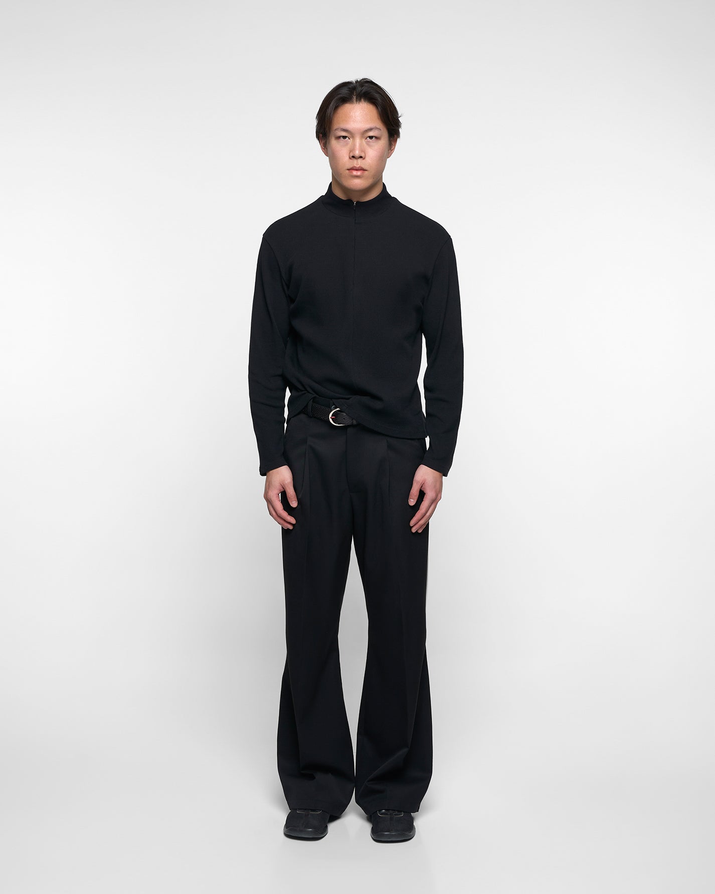 ORIGAMI 2.0 WOOL TROUSERS in black