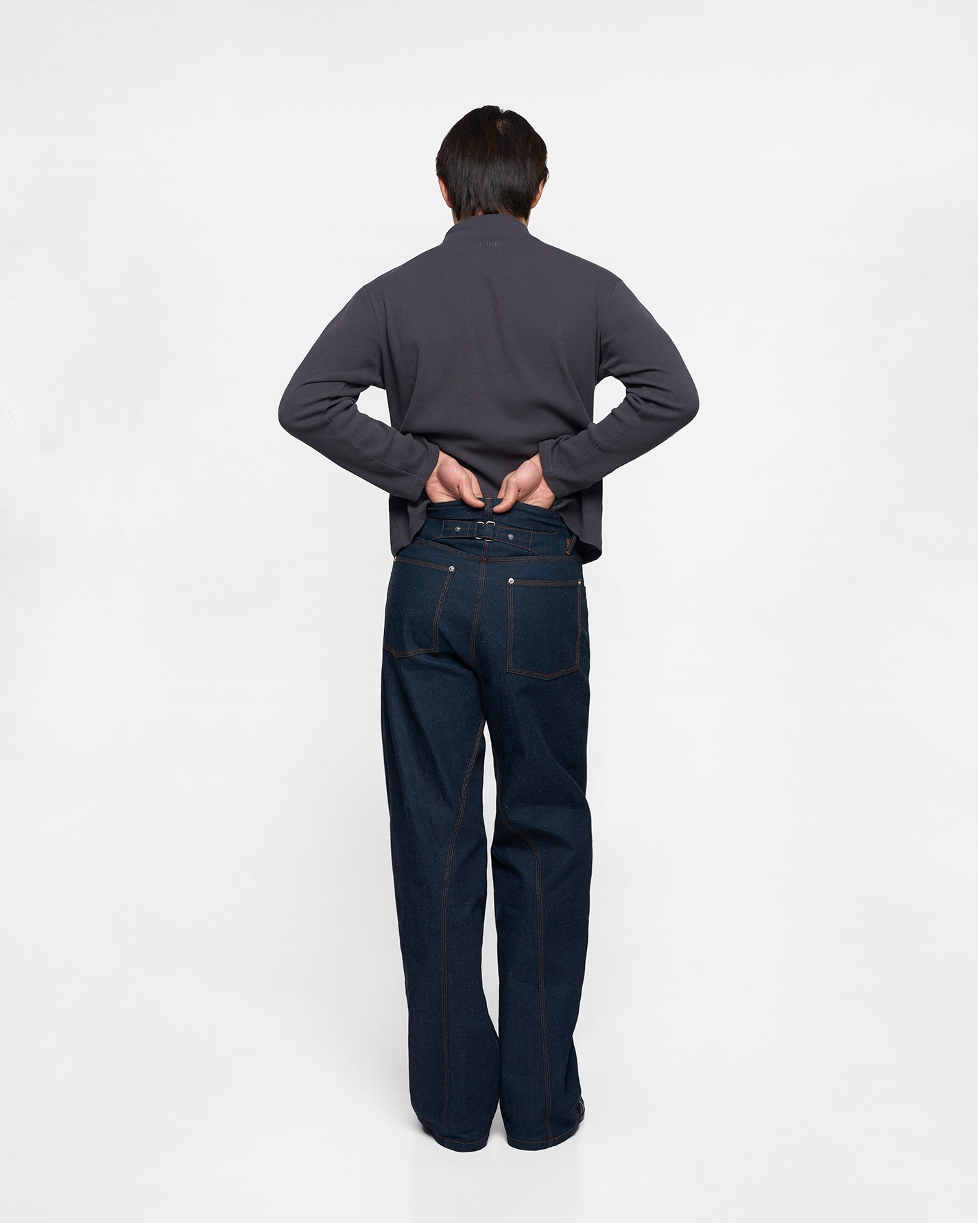 SELVEDGE RAW DENIM JEANS in indigo