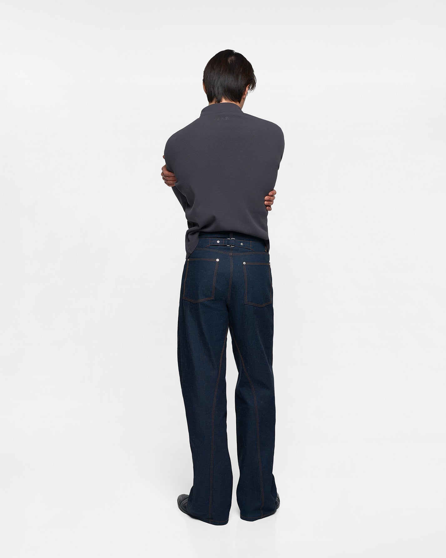 SELVEDGE RAW DENIM JEANS in indigo