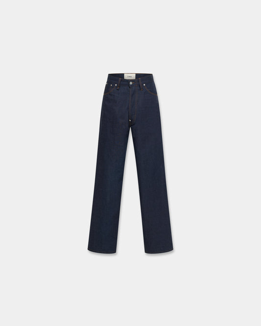 SELVEDGE RAW DENIM JEANS in indigo