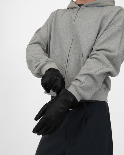 PARATROOPER NAPPA LEATHER GLOVES in black