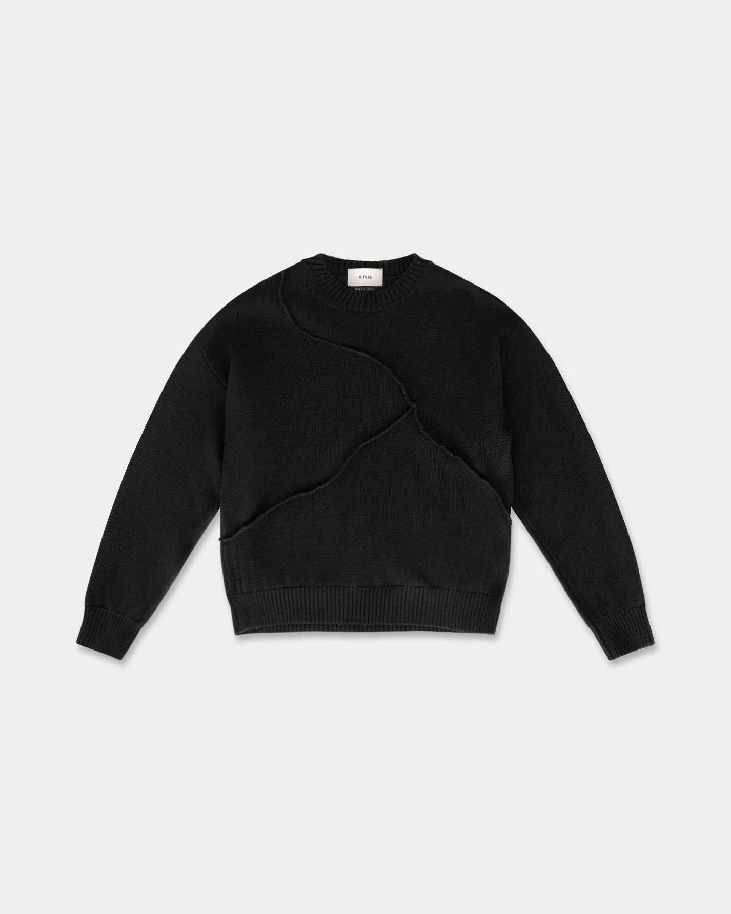 PUZZLE SWEATER in black