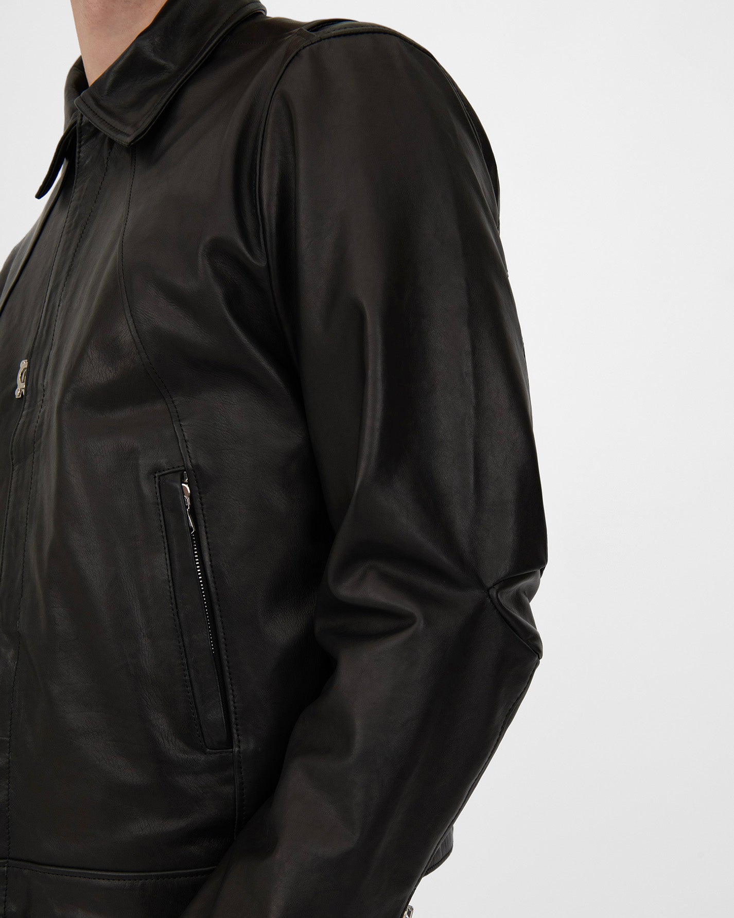 NAPPA LEATHER JACKET in black