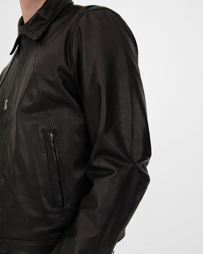 NAPPA LEATHER JACKET in black