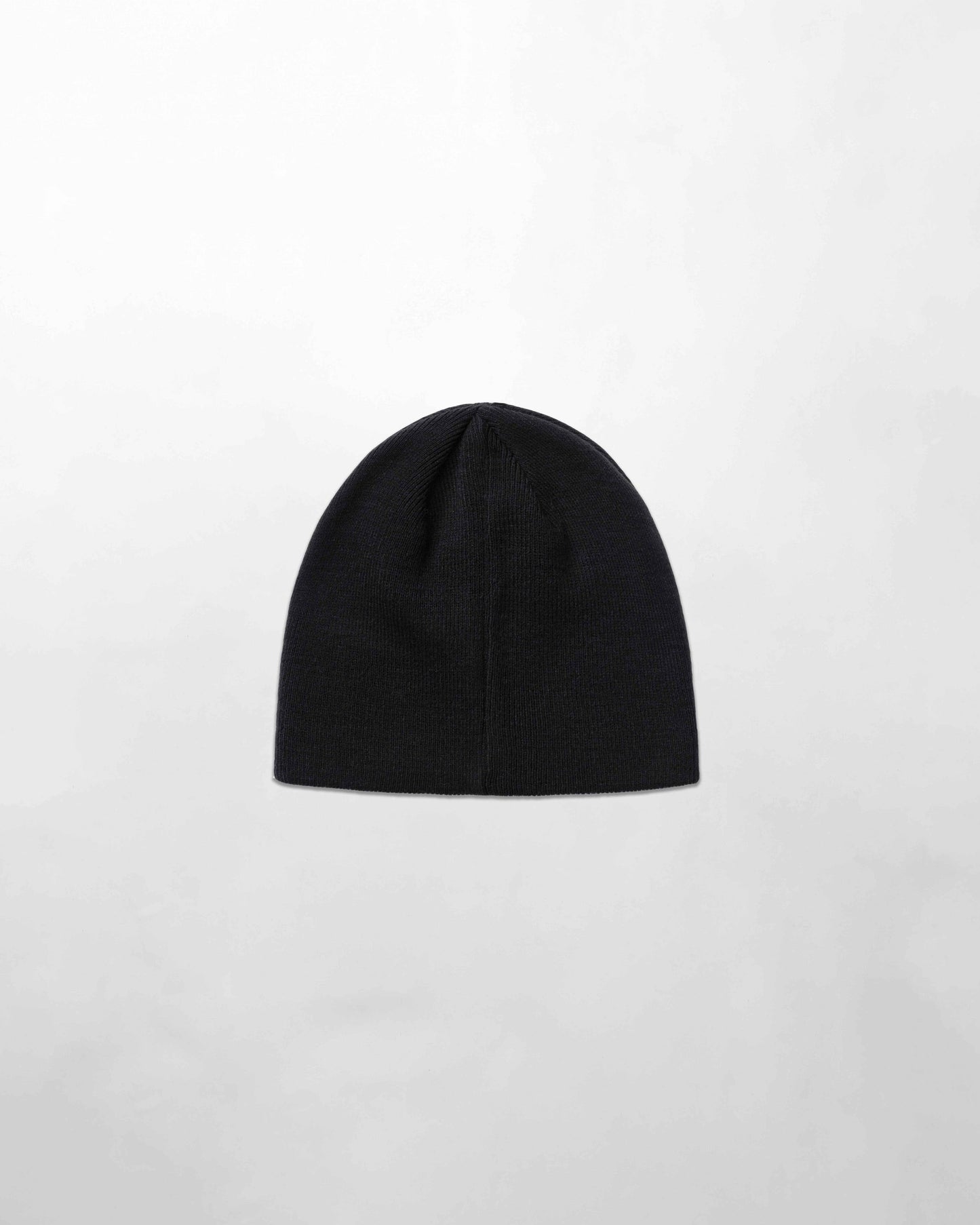 DEBOSSED TRIPLE LOGO BEANIE (JET BLACK)