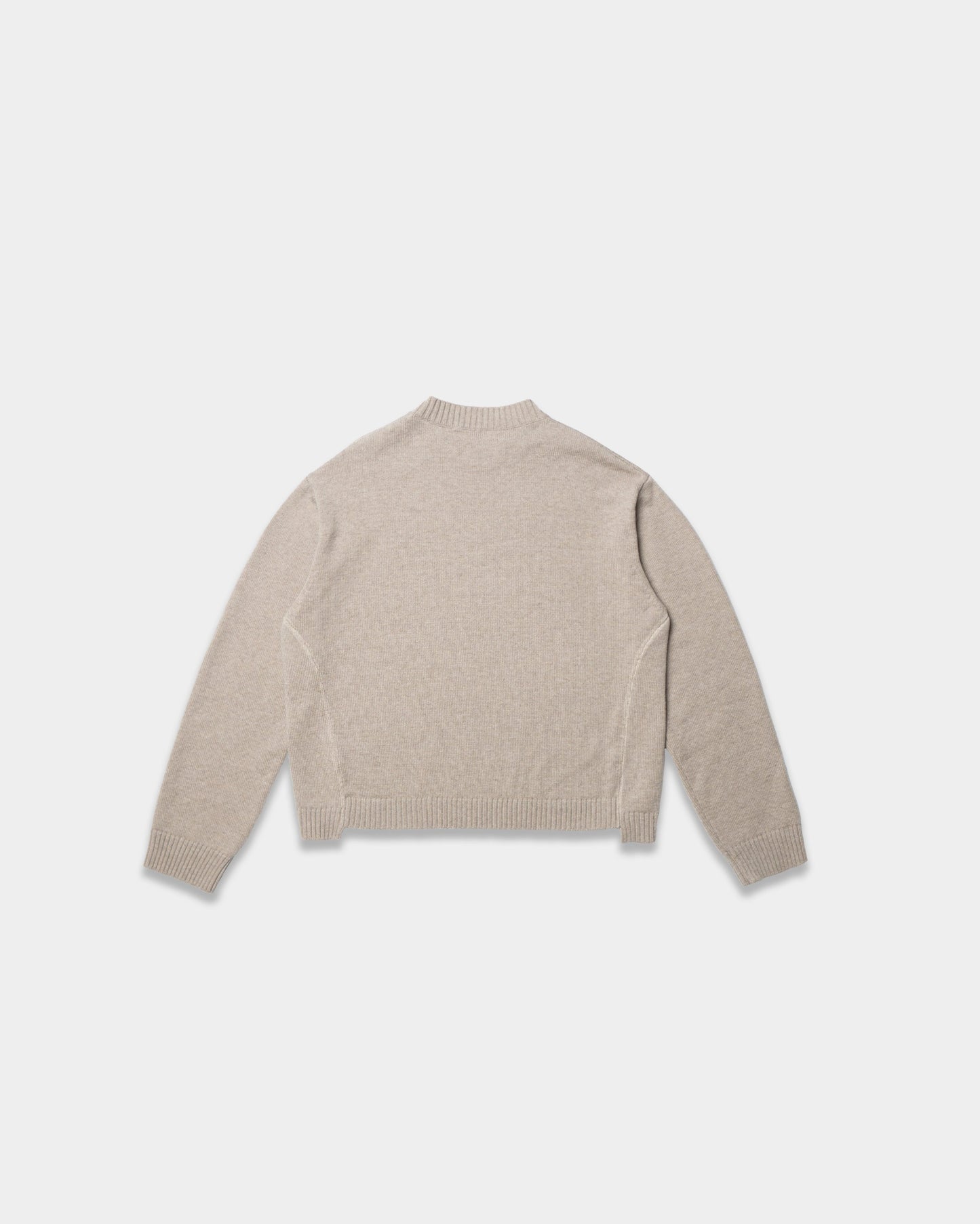 CUT-SWEATER (TAUPE)