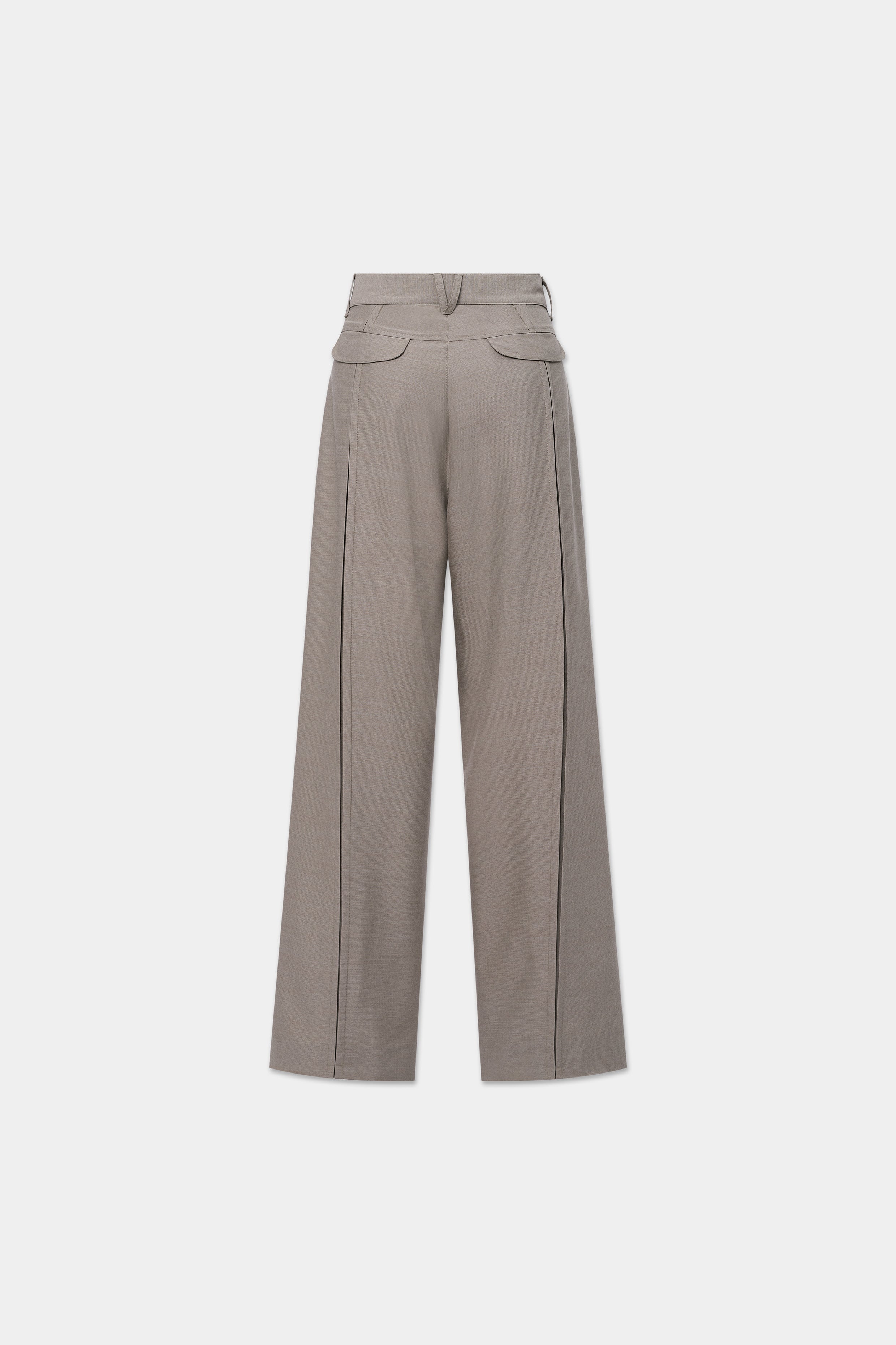 CARPENTER TROUSERS in mélange grey – O. FILES