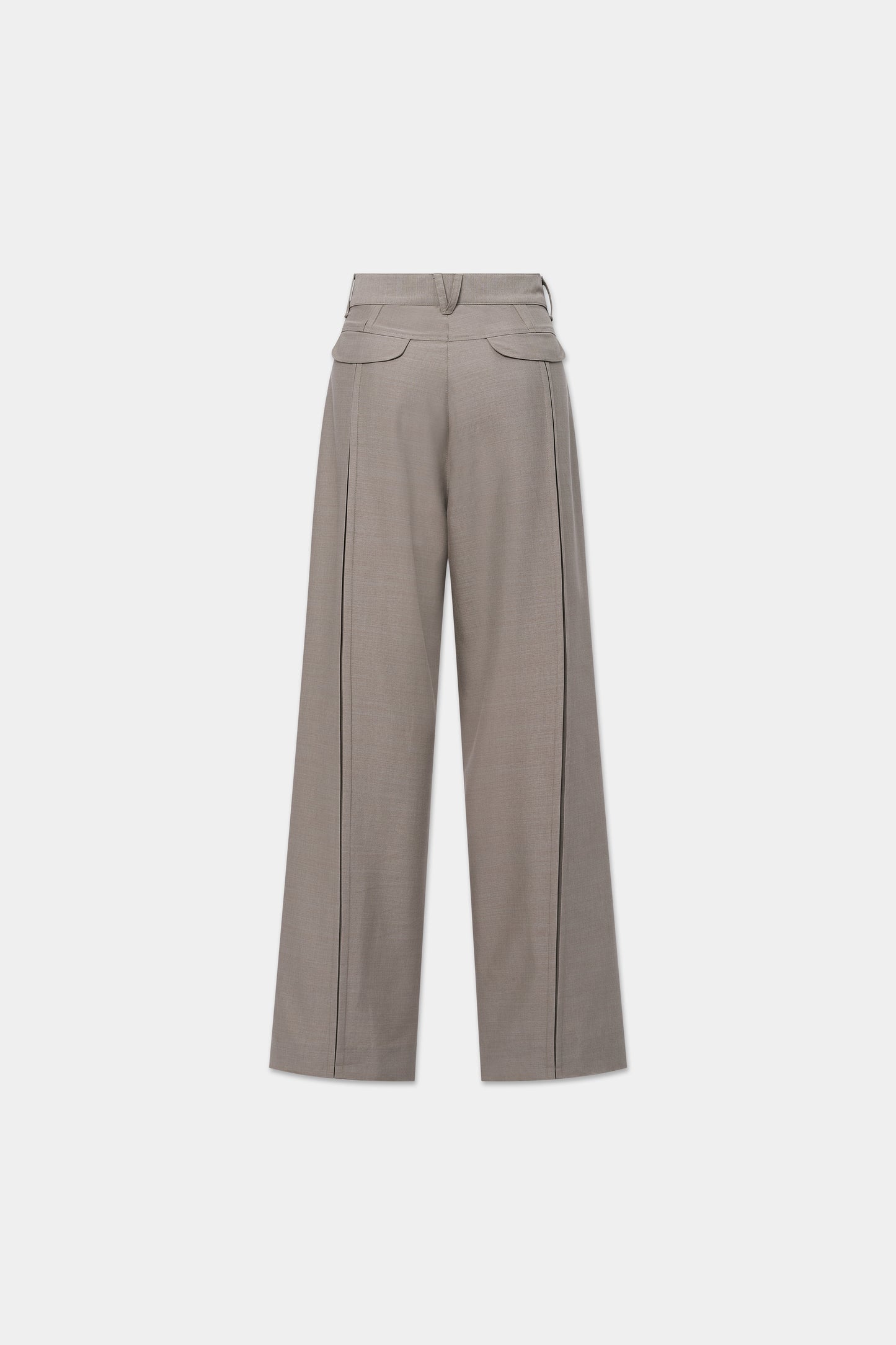 CARPENTER TROUSERS in mélange grey