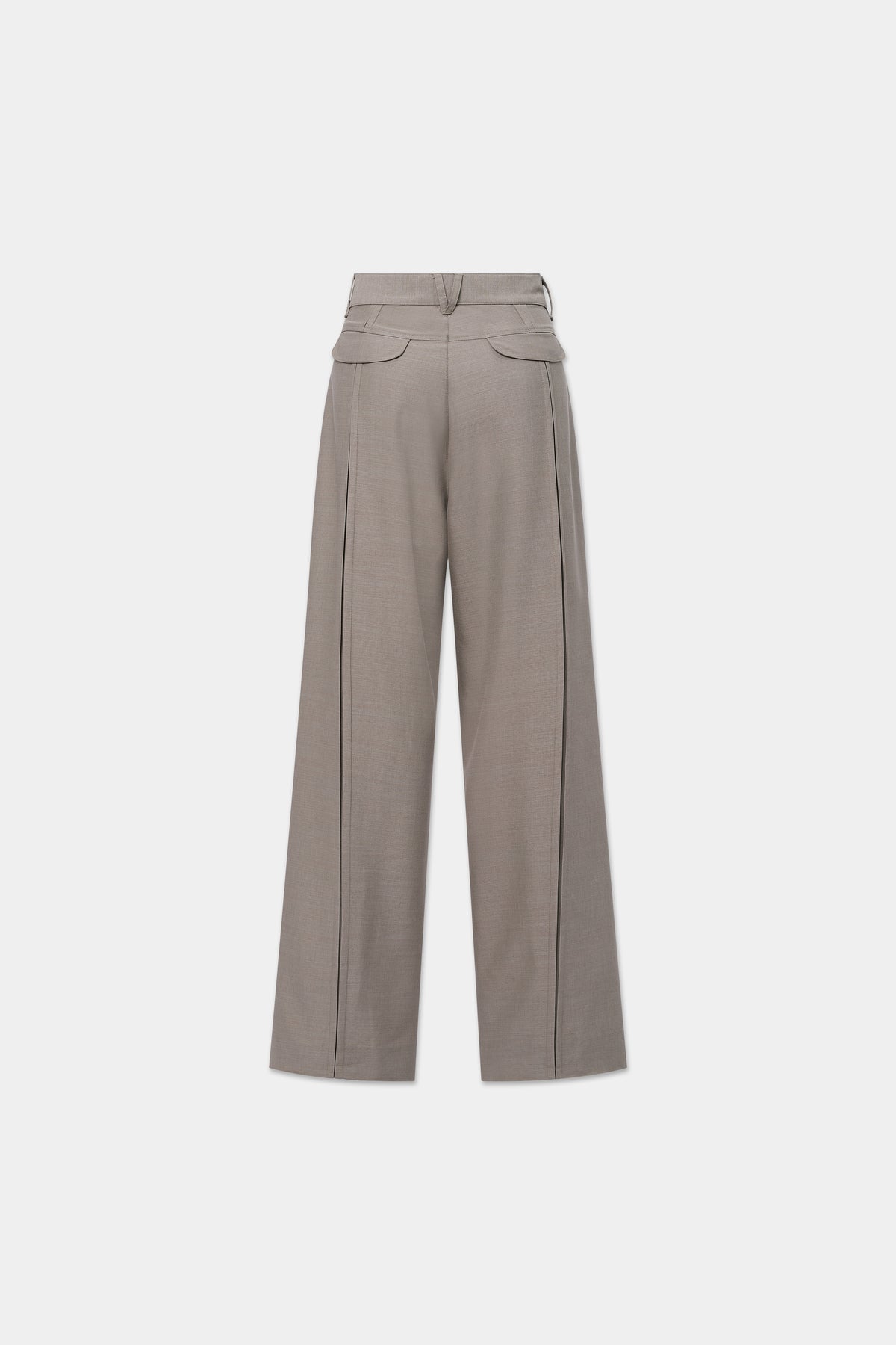 CARPENTER TROUSERS in mélange grey