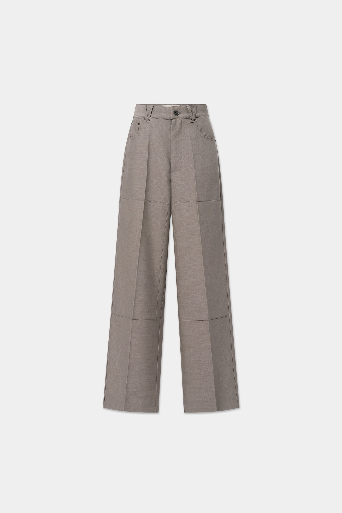 CARPENTER TROUSERS in mélange grey