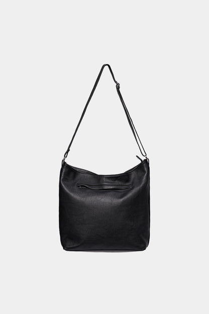 COMMUTER LEATHER BAG in black