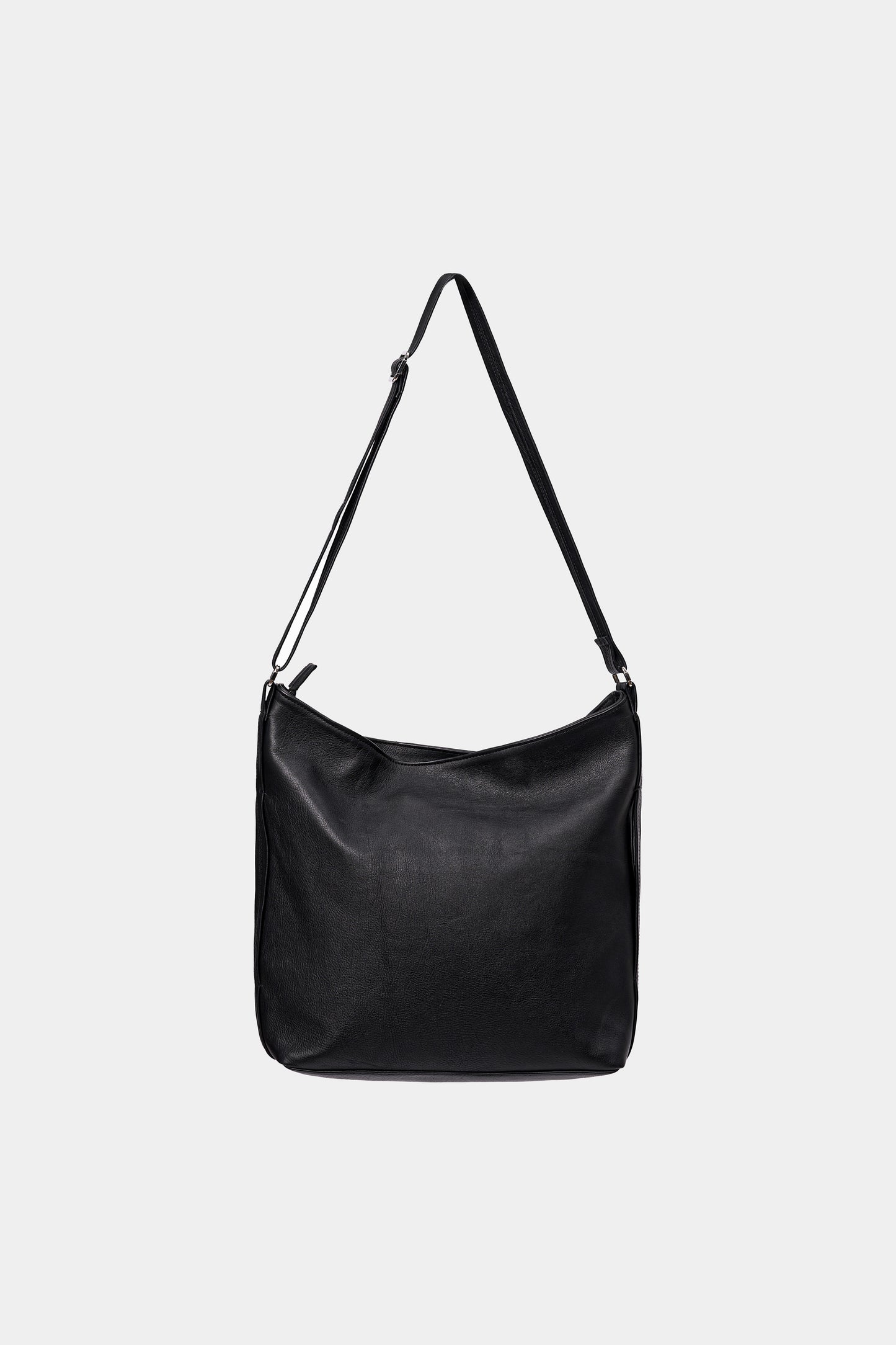 COMMUTER LEATHER BAG in black