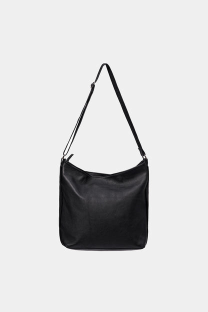 COMMUTER LEATHER BAG in black