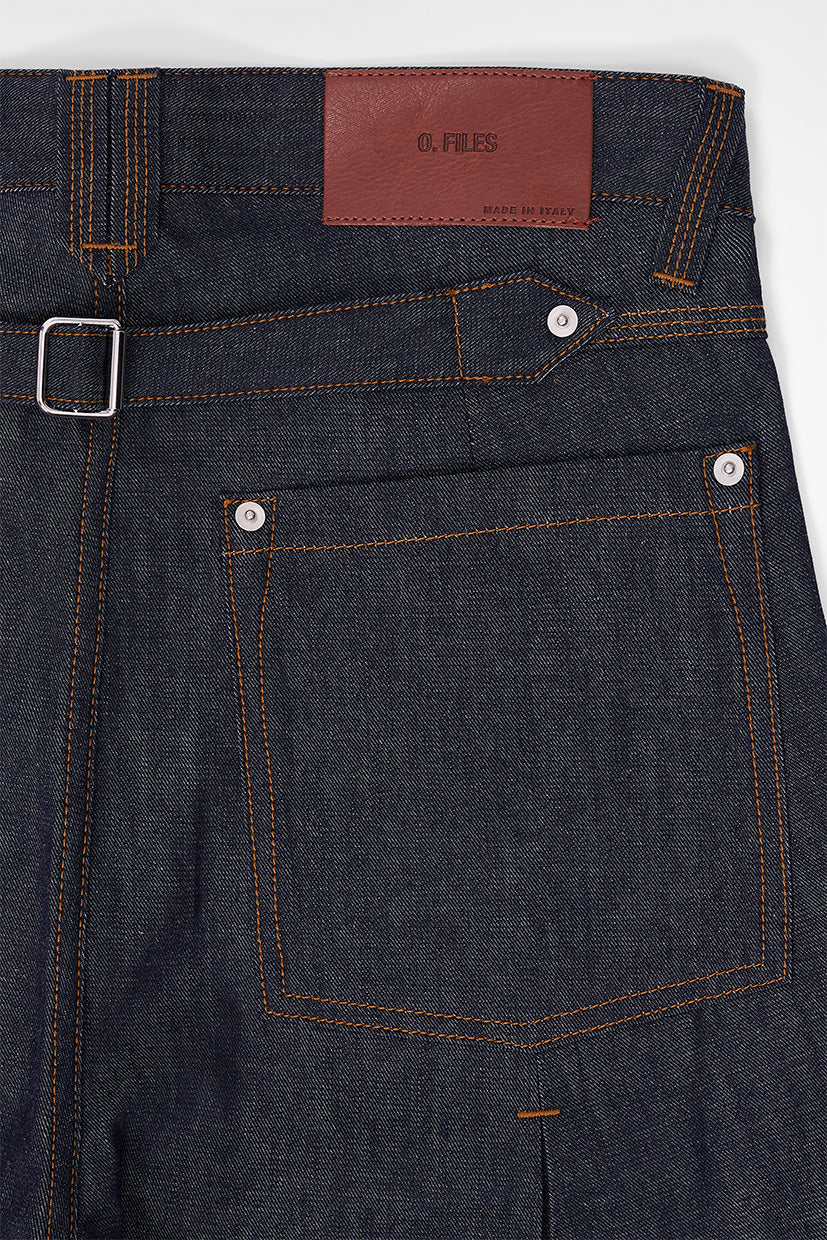 JAPANESE TULIP RAW DENIM JEANS in indigo