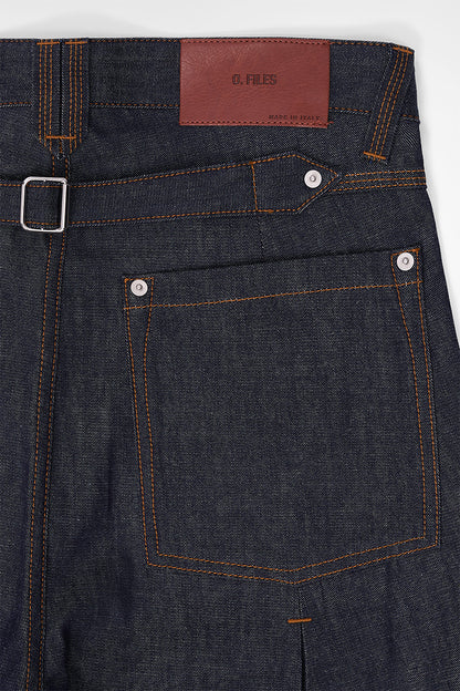 JAPANESE TULIP RAW DENIM JEANS in indigo