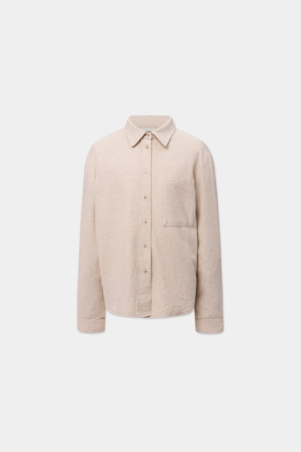 MONO ORIGAMI LINEN SHIRT in raw linen