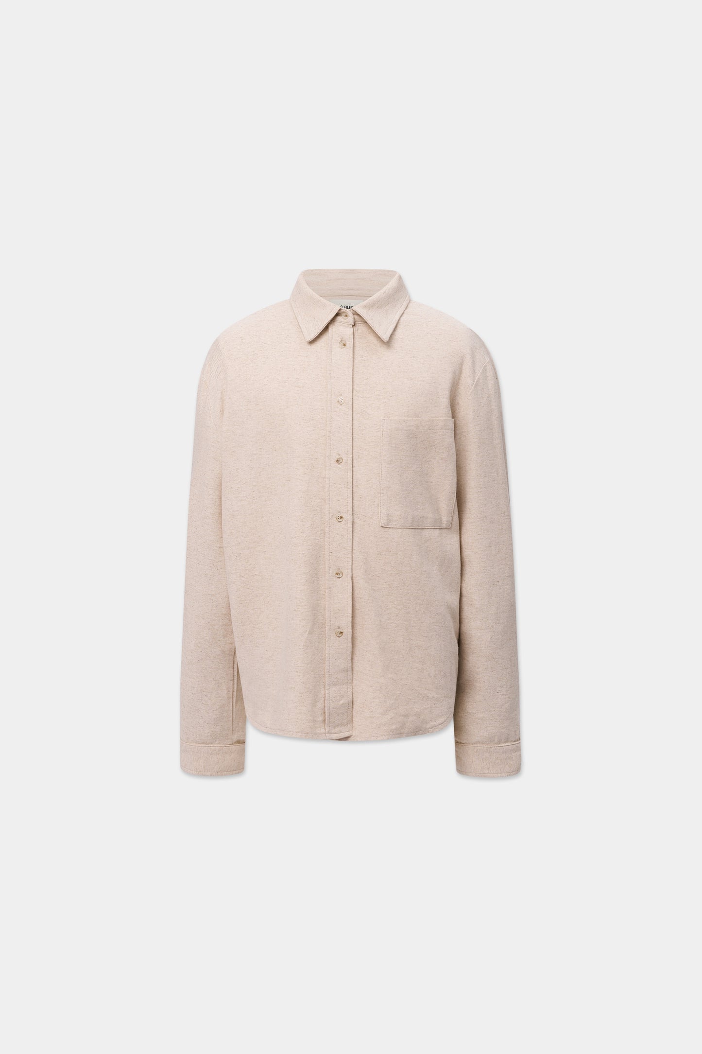 MONO ORIGAMI LINEN SHIRT in raw linen