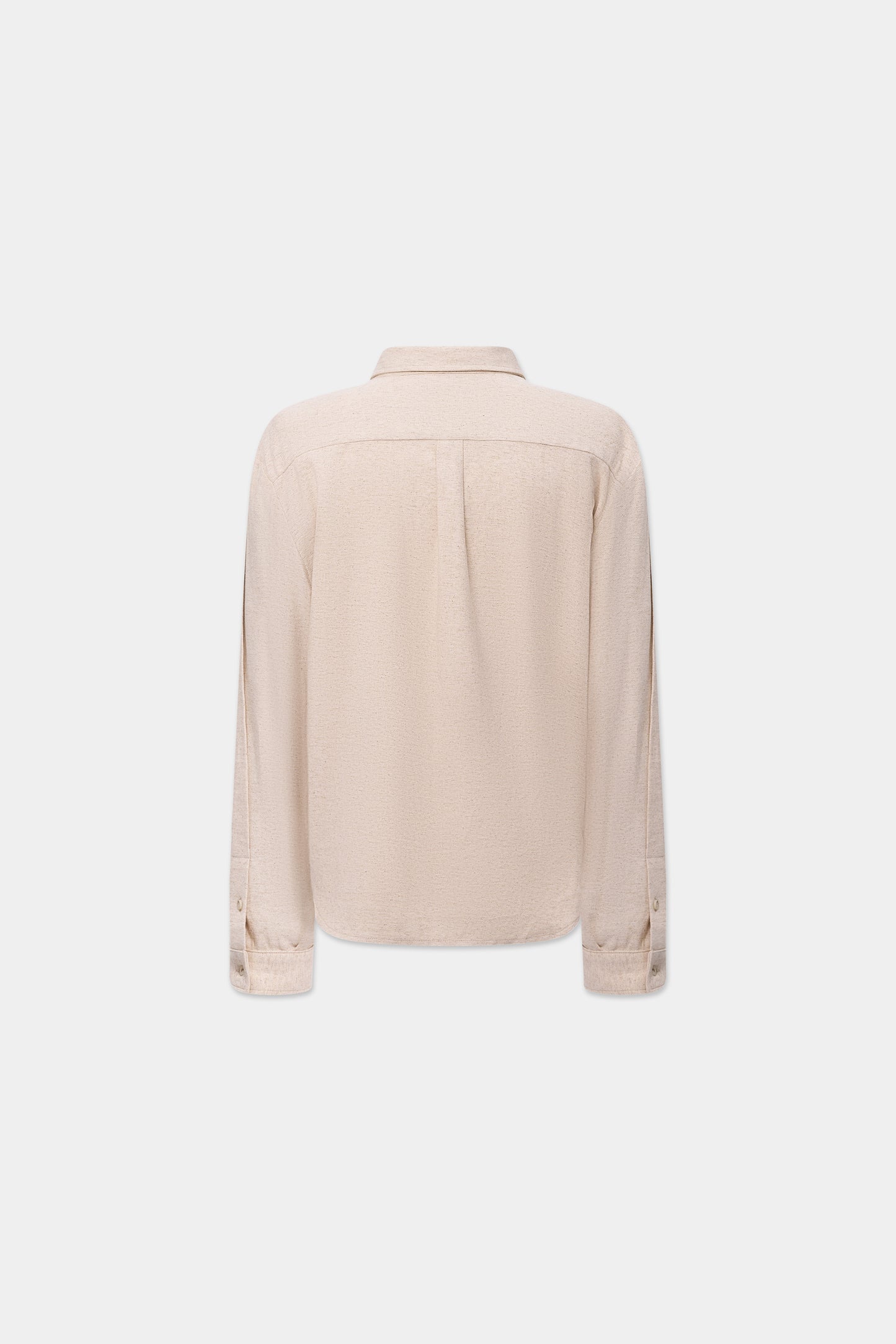MONO ORIGAMI LINEN SHIRT in raw linen