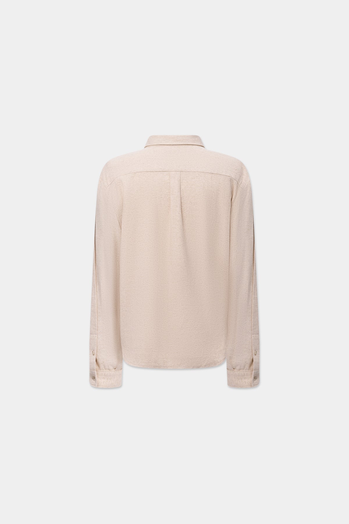 MONO ORIGAMI LINEN SHIRT in raw linen