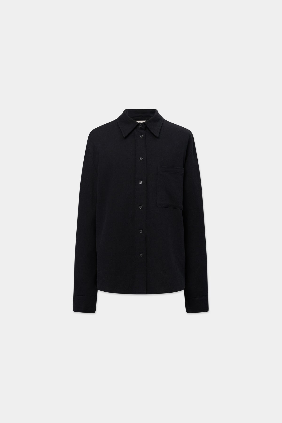MONO ORIGAMI LINEN SHIRT in black