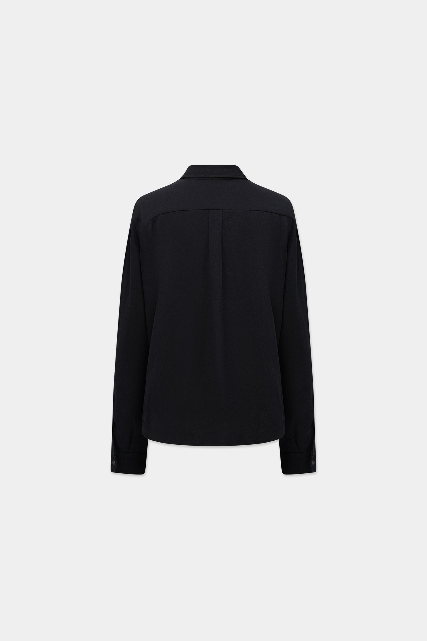 MONO ORIGAMI LINEN SHIRT in black