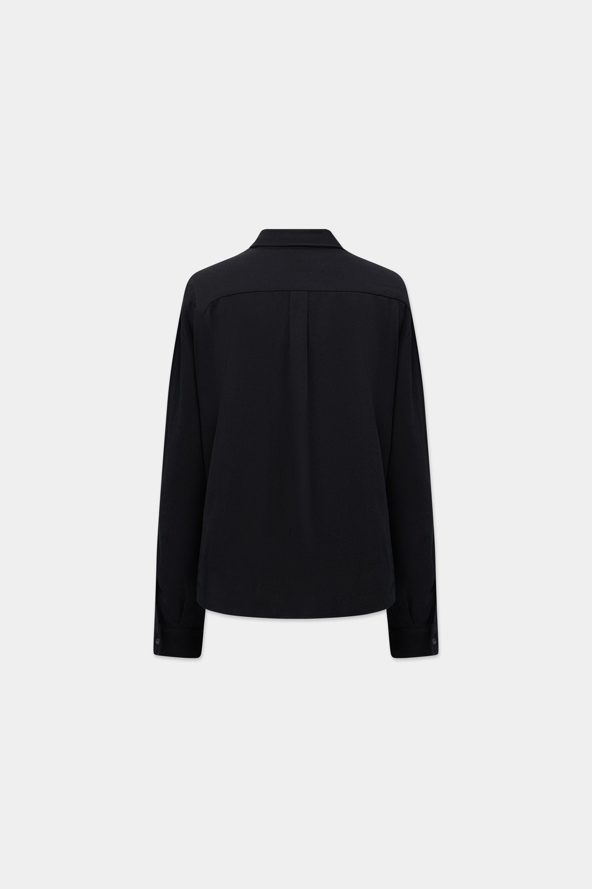 MONO ORIGAMI LINEN SHIRT in black