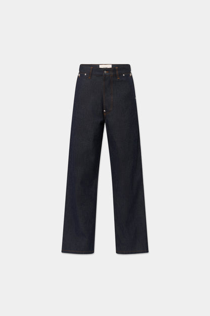 JAPANESE TULIP RAW DENIM JEANS in indigo