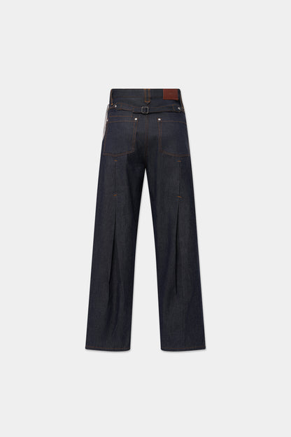 JAPANESE TULIP RAW DENIM JEANS in indigo