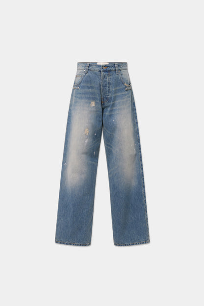 REPAIR EVERYDAY 2.0 DENIM JEANS in broken washed indigo
