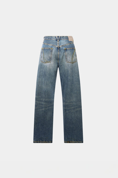 LOT-05 DENIM JEANS in broken indigo