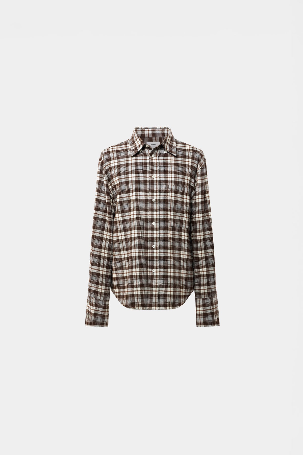 CHECKER FLANNEL SHIRT in sahara