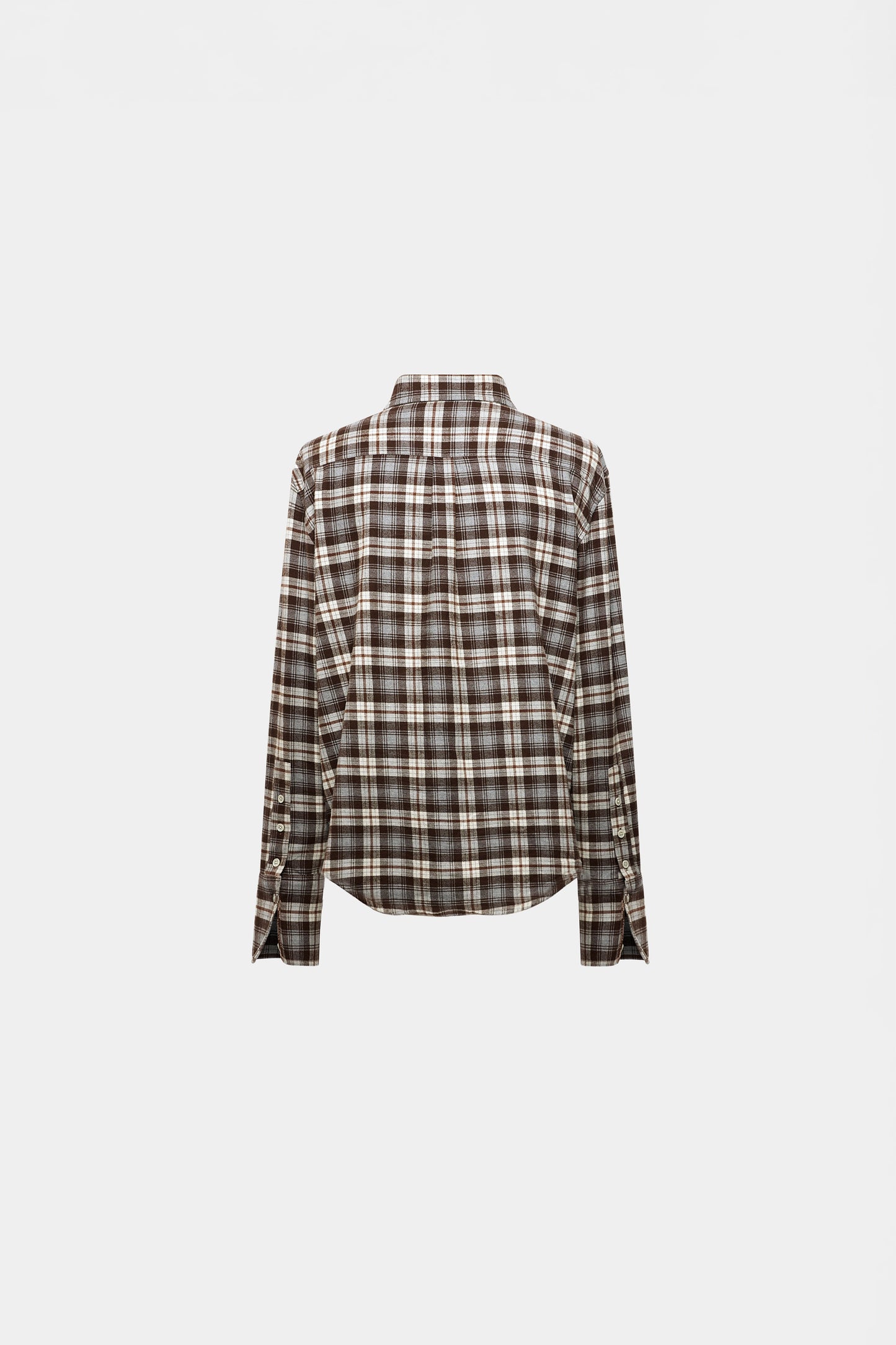 CHECKER FLANNEL SHIRT in sahara