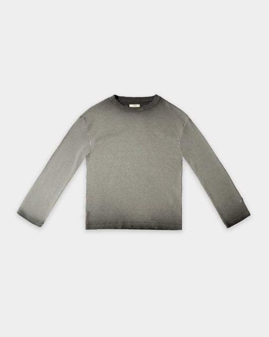 WAFFLE THERMAL CREWNECK (MOCHA GREY)