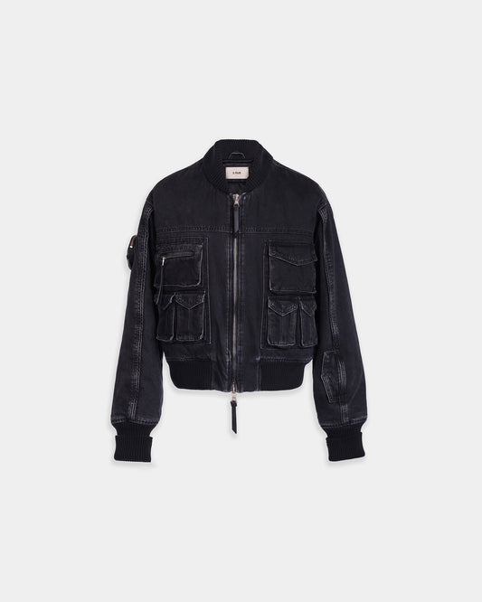 10-POCKET CARGO BOMBER JACKET