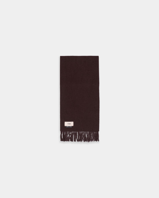 CASHMERE SCARF (CHOCOLATE BROWN)