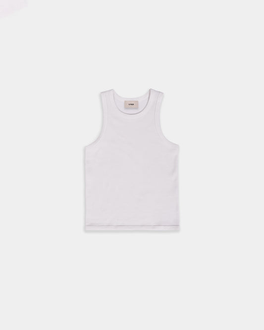 WAFFLE TANK TOP (CHALK)