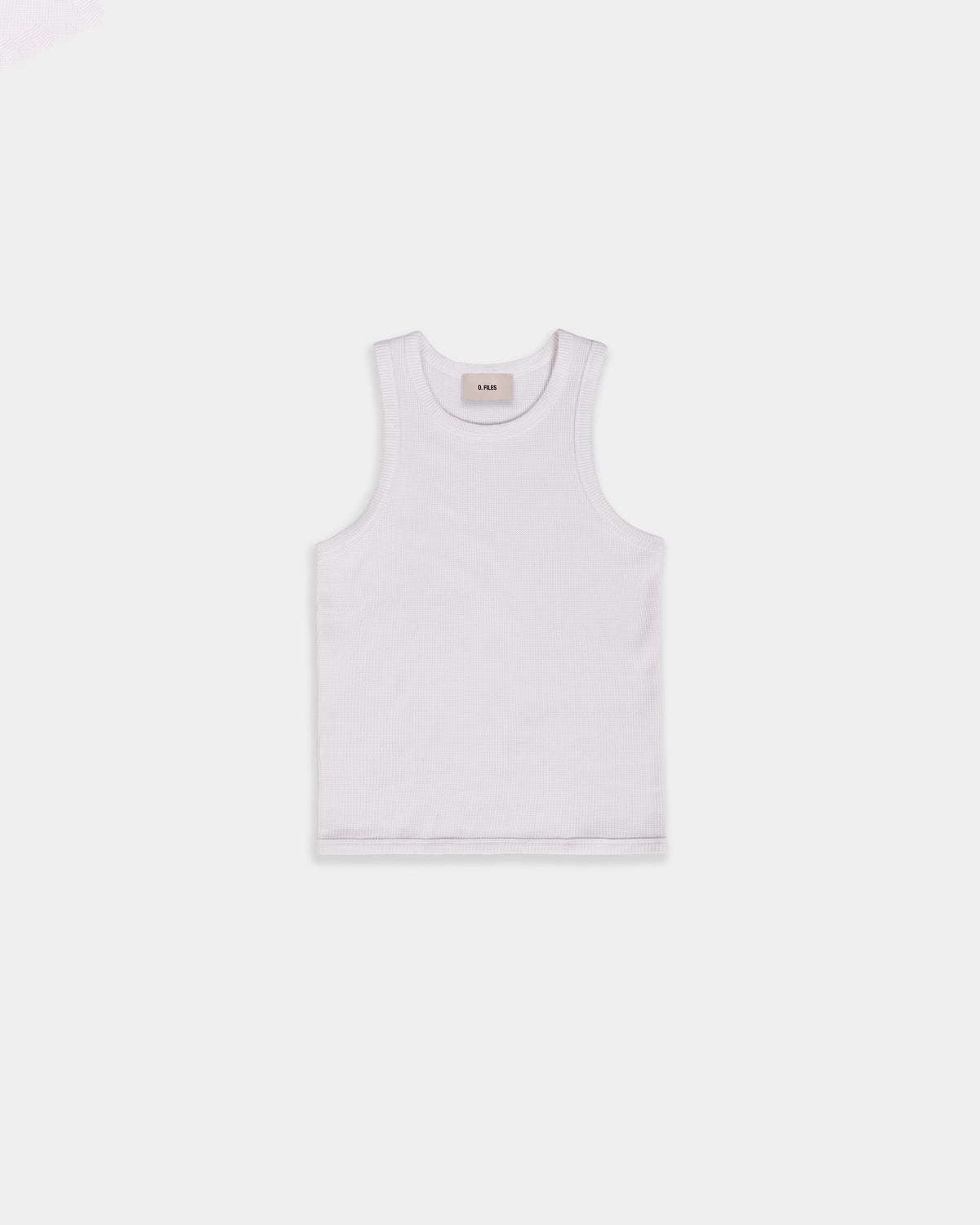 WAFFLE TANK TOP (CHALK)
